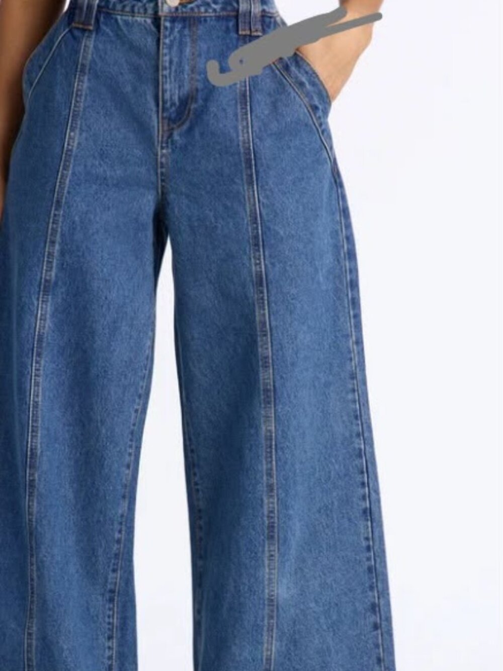 Jeans high waist wide legs Fashion Nova